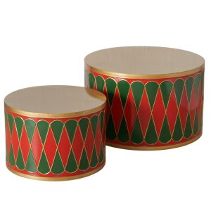 Dekoratívny predmet Drum - 2ks